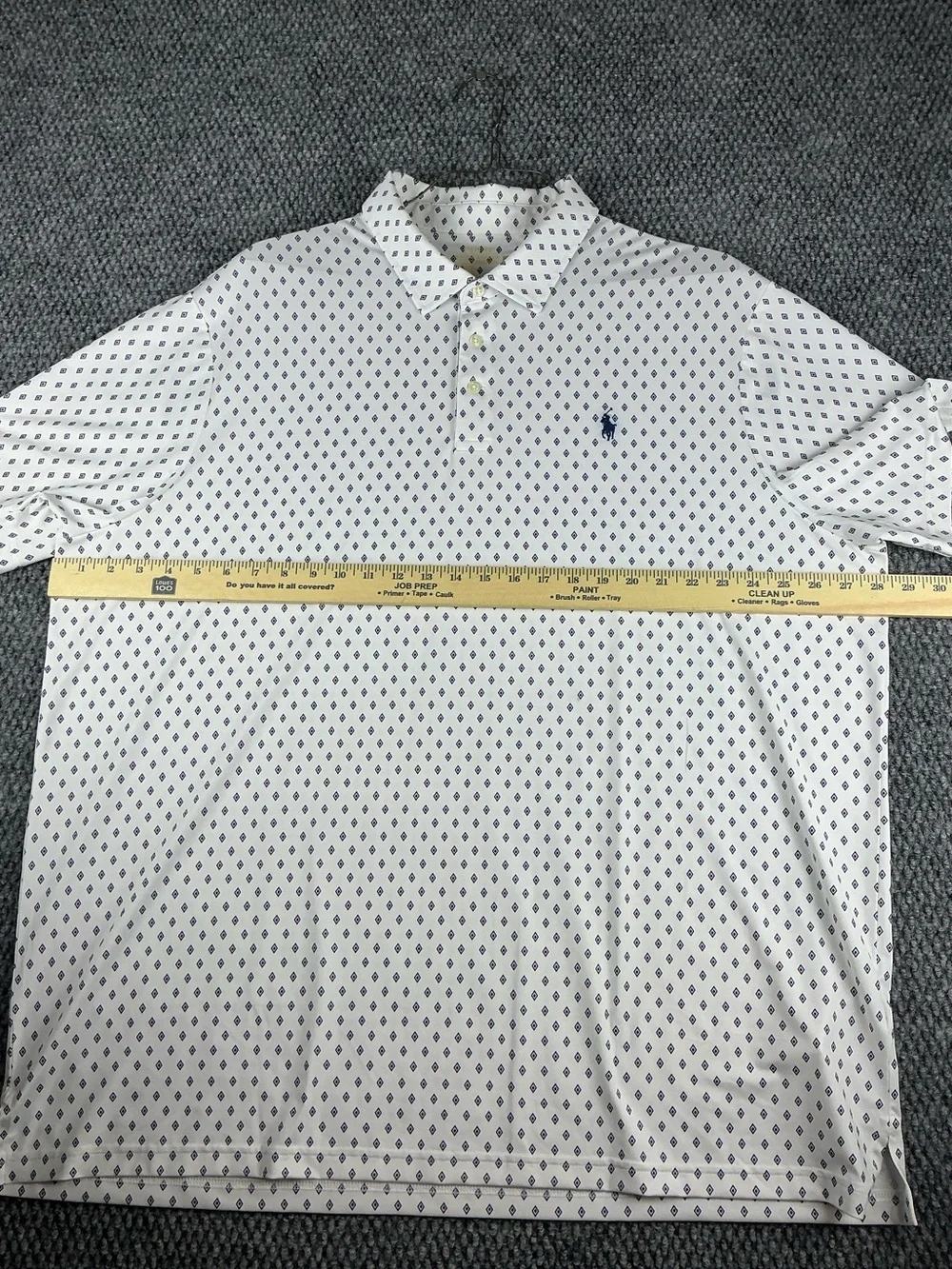 Polo Ralph Lauren Performance Mens 2XL Navy Triangle Geometric Print Lightweight